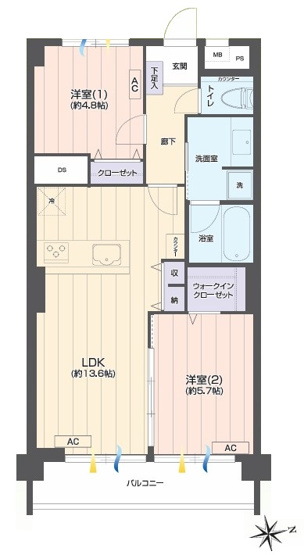 【間取り】 | アイビハイツ三田