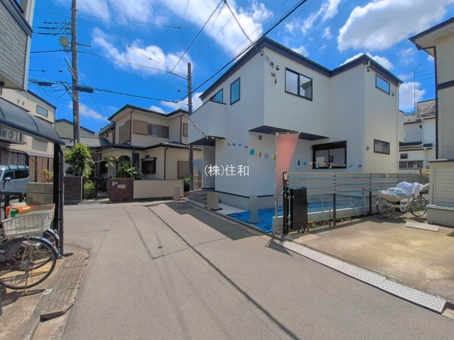 【新築分譲住宅】川越市砂1期の前面道路含む現地写真