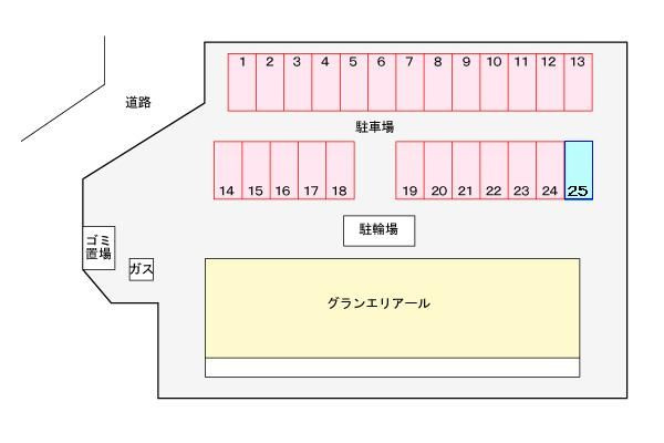 グラン　エリアールの区画図