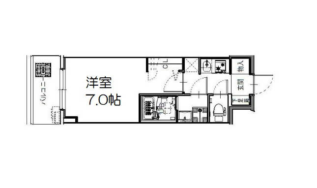 【間取り】 | S-RESIDENCE難波大国町Deux