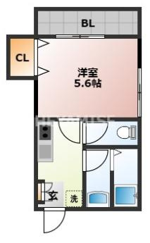 伊野ビルの間取り
