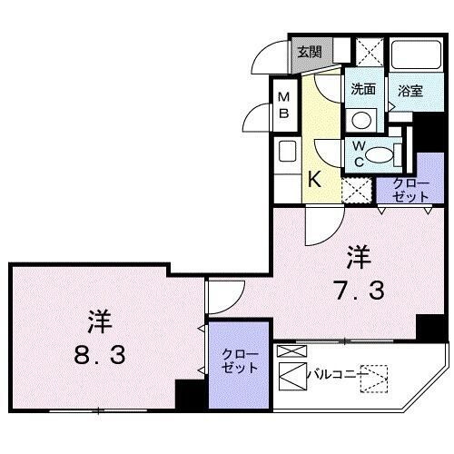 Ｓｕｐｒｅｍｅ（シュプリームの間取り
