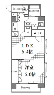 【間取り】 | コートラクリア京橋