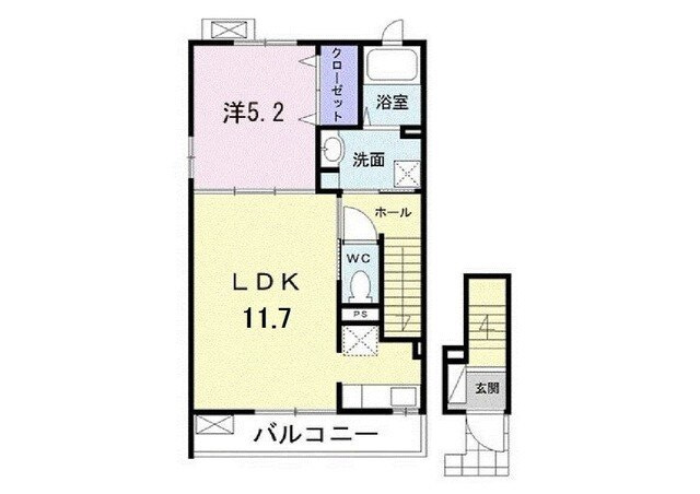 カルム上宿の間取り