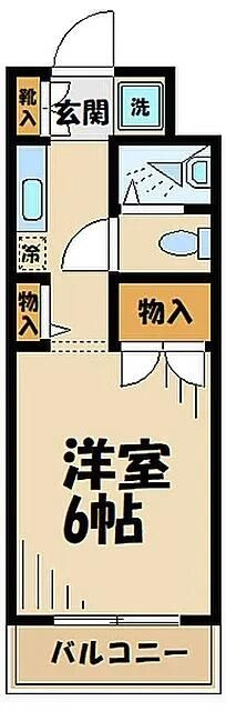 クロノス元橋本Ｅａｓｔの間取り