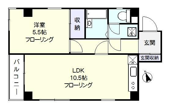 シントミプラザ稲荷町の間取り