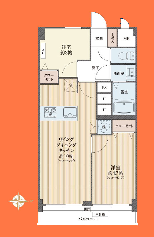 ニューハイム徳丸の間取り