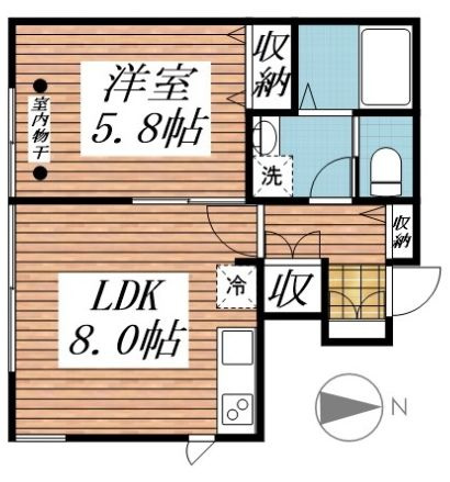 リリオ北綾瀬の間取り