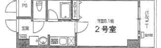 クオーレ三宮一番館の間取り