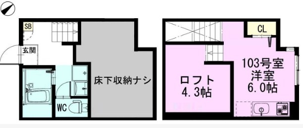 RIZEST　ルミエンの間取り