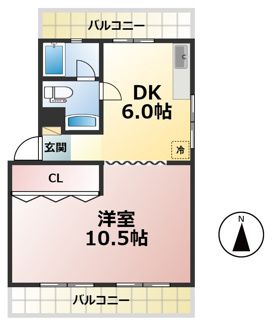 【間取り】 | 第2松田ビル