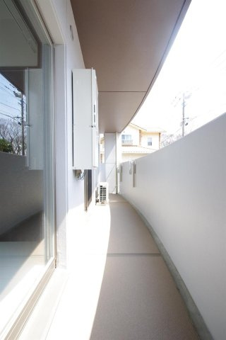 クロノス33沼山津のバルコニー