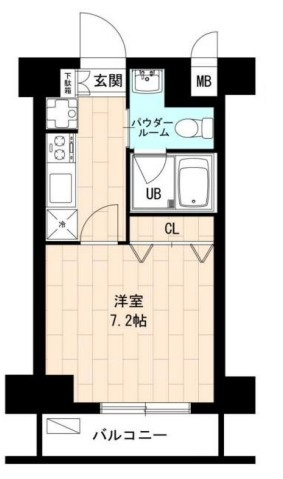 エースハイツ森下の間取り|間取りです。