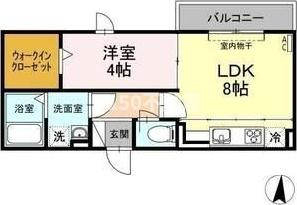 D-Room Sashie(ディールームサシエ)の間取り
