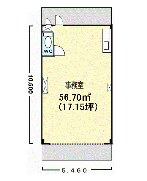 サンライズ三崎の間取り