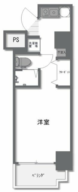 メインステージ王子駅前の間取り