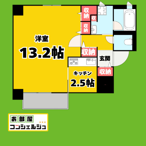La　casa　alba　dueの間取り