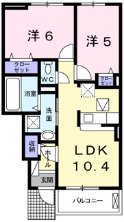 【間取り】 | メゾン寺角　Ｅｓｔ