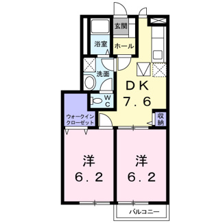 【間取り】 | グレイスⅠ