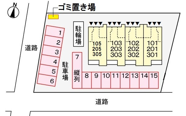 アイリス恵の区画図
