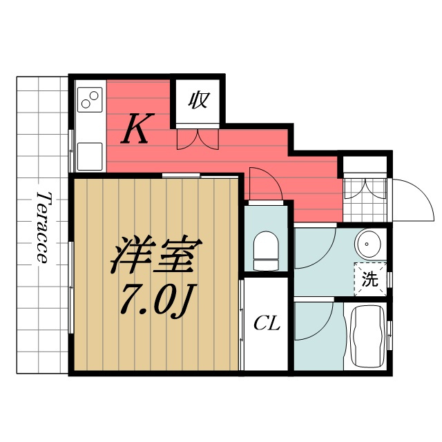 【間取り】 | レジデンスおゆみ野　A