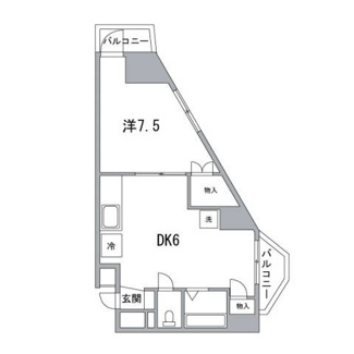 【間取り】 | クレストパレス荒川 | 間取りです。