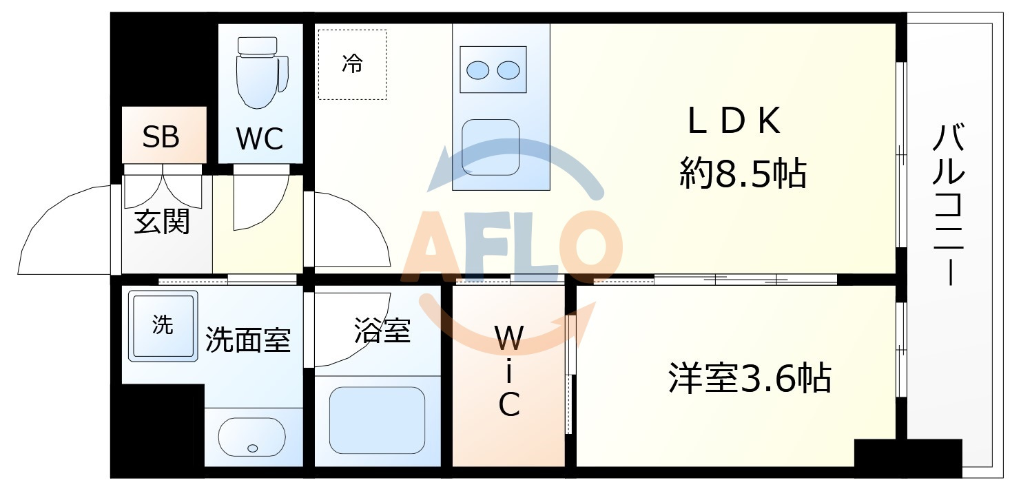 ORSUS大阪福島の間取り|ORSUS大阪福島　間取り