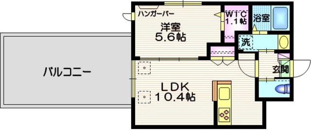 メゾンかむろ坂の間取り