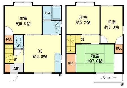 【間取り】 | グランメゾン大野東