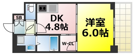 【間取り】 | リッツ難波南Ⅱ 仲介手数料無料