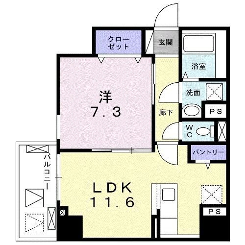 グランツ恵比寿の間取り