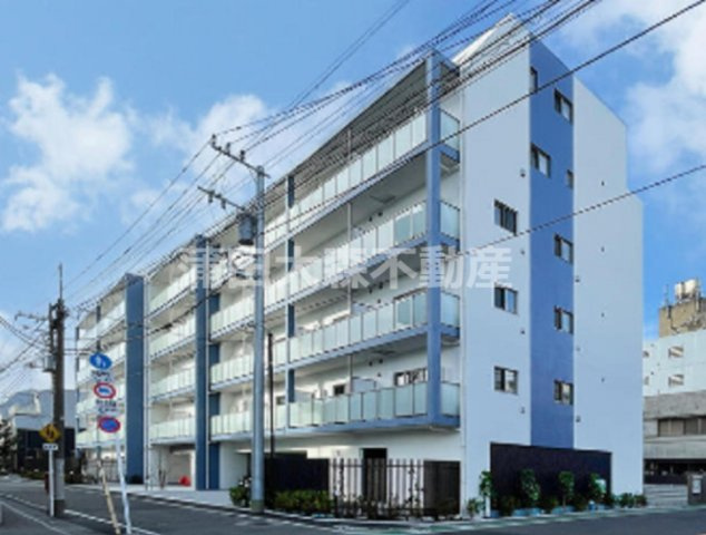 LIBR GRANT羽田の外観|2021年10月築　RC鉄筋コンクリート造地上6階建て総戸数44戸
東京都大田区羽田3丁目　京急空港線穴守稲荷駅近最寄り徒歩5分　オートロック宅配BOXゴミ捨て場