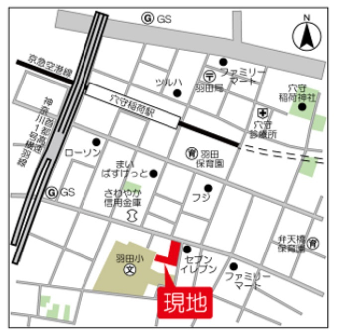 LIBR GRANT羽田の地図