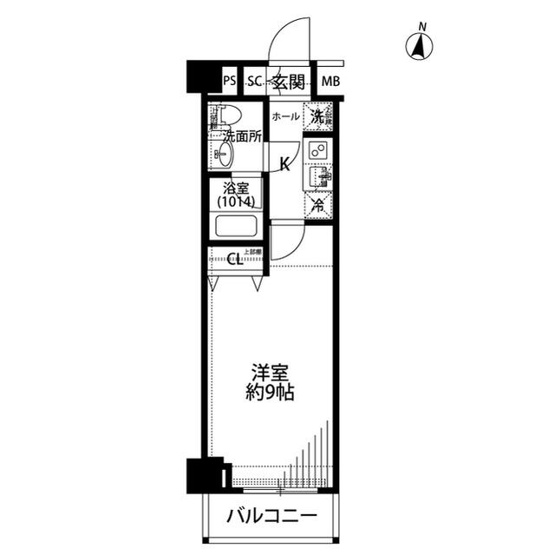 【間取り】 | プレール・ドゥーク羽田WESTⅡ