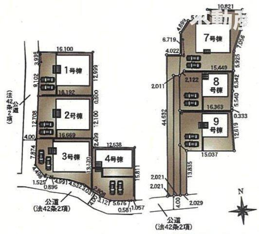 【区画図】 | 8/27値下げ☆LDK18帖☆前橋市青柳町新築☆