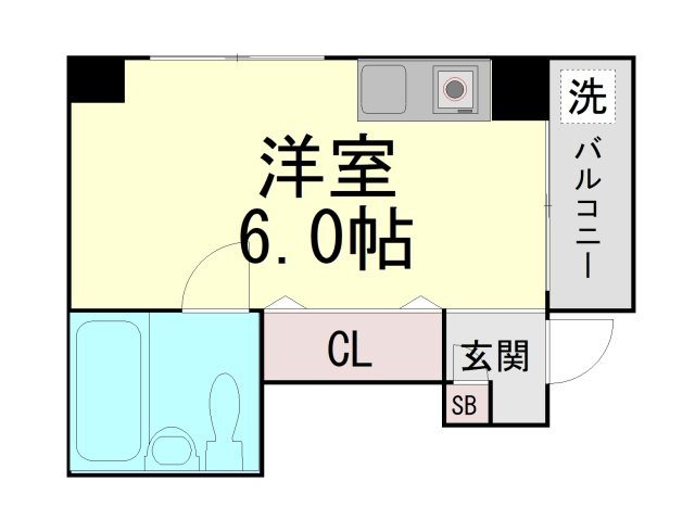 ダイドーメゾン御影Ⅵの間取り