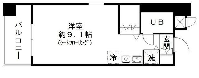 パークフラットの間取り|間取りです。