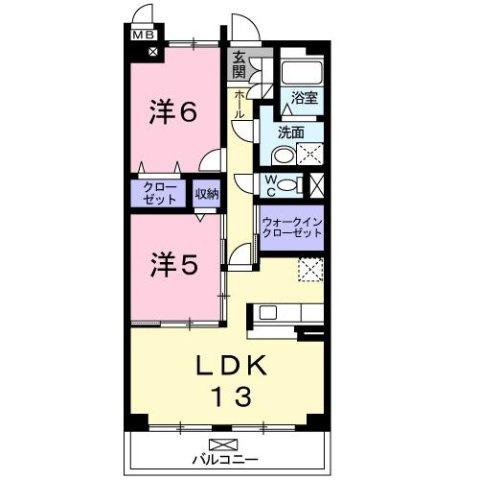 ＴＫエレガンテの間取り