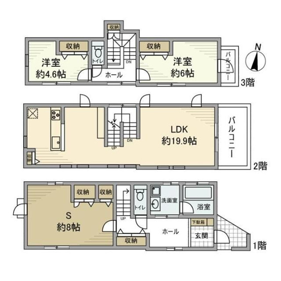 【間取り】 | 上目黒戸建