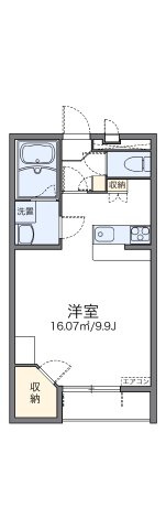 レオパレス南生駒の間取り