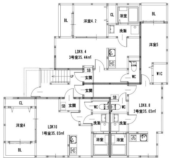 【間取り】 | メゾンクレール大野城