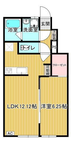 メゾン・ルミエールⅠの間取り
