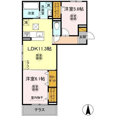 【間取り】 | サン・グレース木更津