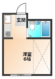小平市仲町のアパートの間取り