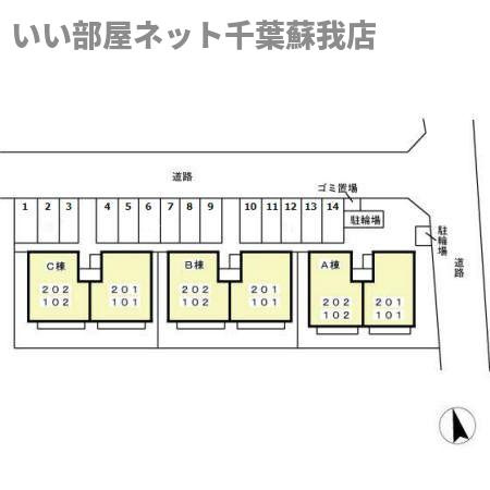 フォーリッジ　Ａの区画図