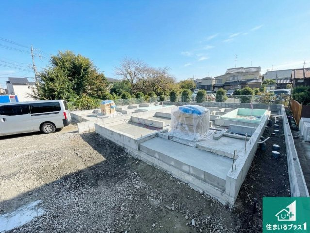 京都市西京区松室田中町　第1期　新築一戸建ての外観|現在建築中！落ち着いた街並みで新生活を始めることが出来そう！周辺の物件も併せてご紹介させて頂きます！
