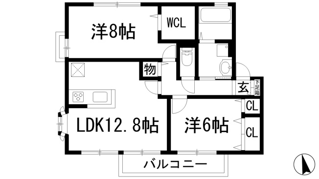 【間取り】 | クラシコ段上