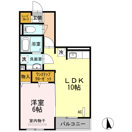 サウスコートの間取り