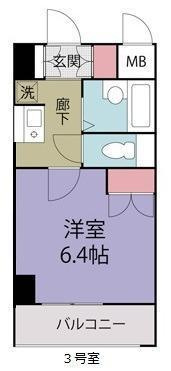 フォーラムビル（Ｋ－１２９）の間取り