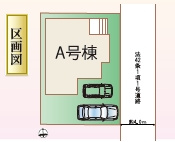川越市霞ヶ関北４丁目　4LDK新築戸建の区画図